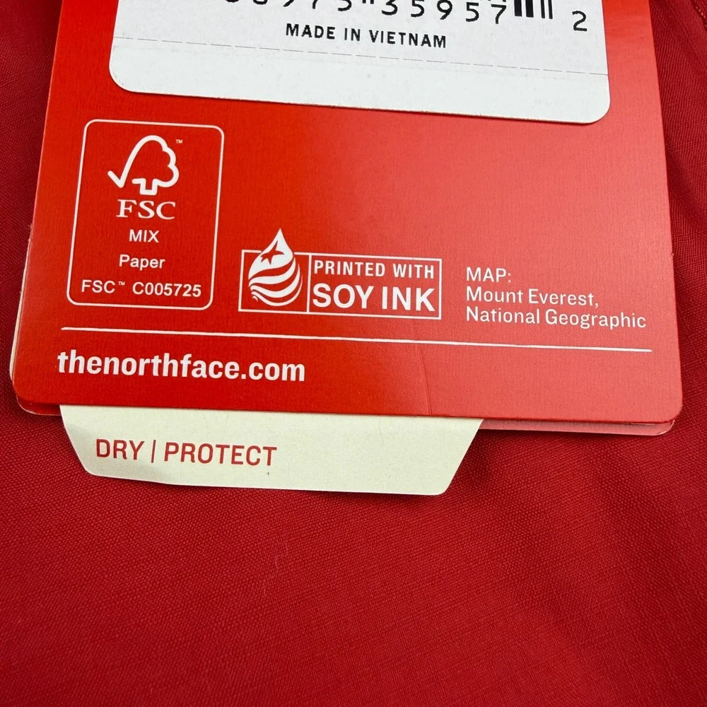 The North Face DryVent Rain Jacket Mens XXL Rage Red Waterproof Hooded NF0A3LH4